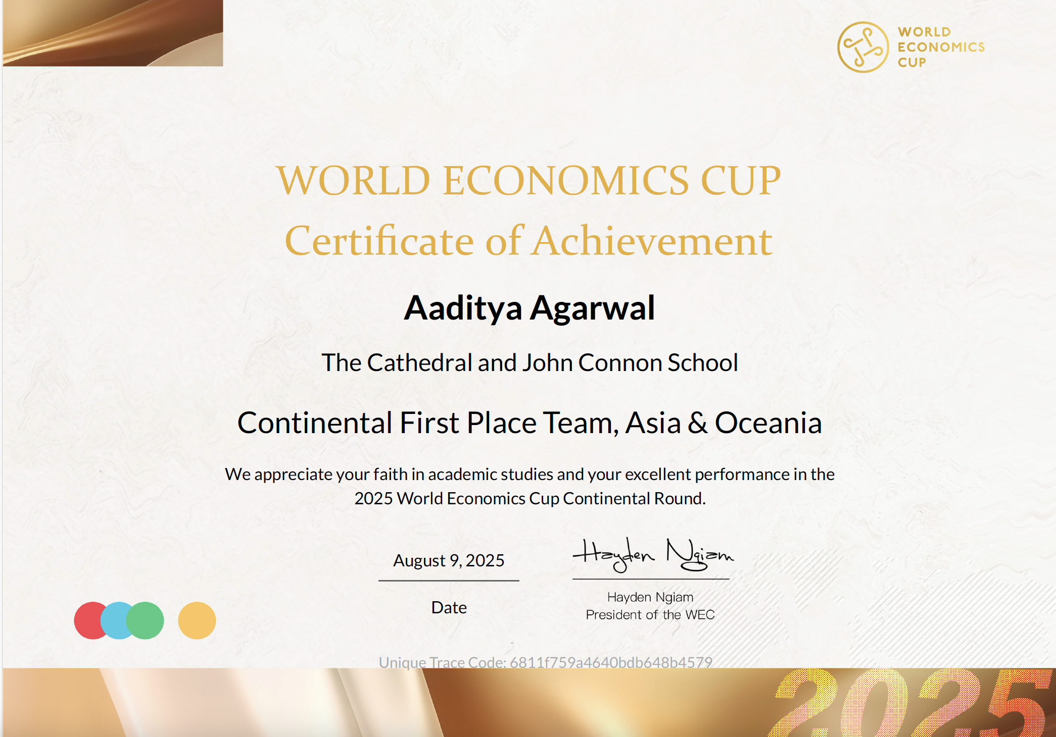 World Economics Cup